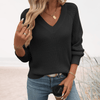 Sweaters - Lichtgewicht breisel - Elegante V - hals trui met tijdloze allure en comfortabel - Wit - S - Zarandi Amsterdam