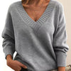 ModeParisienne® Scarlett - Maglione rilassato con scollo a V