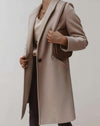 Charlene -Elegante trenchcoat met enkele knoopsluiting en zakken