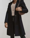 Charlene -Elegante trenchcoat met enkele knoopsluiting en zakken