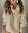 ModeParisienne® Emmy | Maglione accogliente con bottoni
