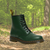 Marcelly | Lichtgewicht Dames PU-leer Laarzen – Ademend Ontwerp met Antislip Zool-Groen2