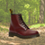 Marcelly | Lichtgewicht Dames PU-leer Laarzen – Ademend Ontwerp met Antislip Zool-Rood2