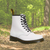 Marcelly | Lichtgewicht Dames PU-leer Laarzen – Ademend Ontwerp met Antislip Zool-Wit
