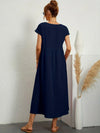 Julie | Elegante Stile Confortevole | Vestito di Lino di Cotone