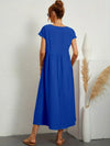 Julie | Elegante Stile Confortevole | Vestito di Lino di Cotone