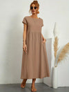 Julie | Elegante Stile Confortevole | Vestito di Lino di Cotone