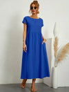 Julie | Elegante Stile Confortevole | Vestito di Lino di Cotone