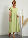 Julie | Elegante Stile Confortevole | Vestito di Lino di Cotone