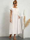 Julie | Elegante Stile Confortevole | Vestito di Lino di Cotone