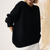 Sweaters - Minimalistische Rond Hals Trui met Elegante Uitstraling - Zwart - S - Zarandi Amsterdam