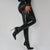 Women's Winter Boots - Luxe Overknee Stiefels van Kunststof met Spitse Punt en Hoge Hak - Zwart - 35 - Zarandi Amsterdam