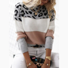 ModeParisienne® Josepina | Maglione leopardato caldo e alla moda per l'autunno