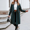 ModeParisienne® Lisa - Elegante Cappotto Lungo Autunnale Con Bottoni