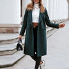 ModeParisienne® Aubrey - Elegante Cappotto Lungo Autunnale con Bottoni per Donne