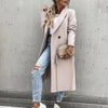 ModeParisienne® Lisa - Elegante Cappotto Lungo Autunnale Con Bottoni