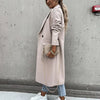 ModeParisienne® Lisa - Elegante Cappotto Lungo Autunnale Con Bottoni