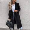 ModeParisienne® Lisa - Elegante Cappotto Lungo Autunnale Con Bottoni