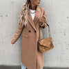 ModeParisienne® Aubrey - Elegante Cappotto Lungo Autunnale con Bottoni per Donne