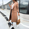 ModeParisienne® Aubrey - Elegante Cappotto Lungo Autunnale con Bottoni per Donne
