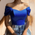 Chique Tops - Mouwloze feesttop van premium stof met stijlvolle uitstraling - Blauw - S - Zarandi Amsterdam