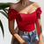 Chique Tops - Mouwloze feesttop van premium stof met stijlvolle uitstraling - Rood - S - Zarandi Amsterdam