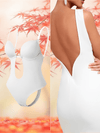 Women's Bra - Naadloze rug - vrij bodysuit beha met zachte, rekbare stof - Wit - S - Zarandi Amsterdam