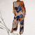 Casual Summer Wear - Natania | Kleurrige Zomerset met Flatterende Pasvorm en Lange Mouwen - Donkerblauw - S - Zarandi Amsterdam