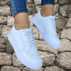 Casual Summer Wear - Nerrisa | Trendy orthopedische sneakers dames met maximaal comfort en ondersteuning - Wit - 36 - Zarandi Amsterdam