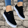 Casual Summer Wear - Nerrisa | Trendy orthopedische sneakers dames met maximaal comfort en ondersteuning - Zwart - 36 - Zarandi Amsterdam