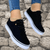 Casual Summer Wear - Nerrisa | Trendy orthopedische sneakers dames met maximaal comfort en ondersteuning - Zwart - 36 - Zarandi Amsterdam