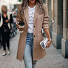 ModeParisienne® Ada - Elegante Cappotto Lungo da Donna per Autunno & Inverno