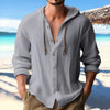 Carlito - Heren Effen Kleur Enkel Borst Langslaven Hoodie