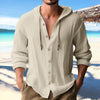 Carlito - Heren Effen Kleur Enkel Borst Langslaven Hoodie