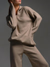 Lisa | Elegante Lange Mouwen Polo en Broek voor Dames