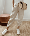 ModeParisienne® Melanique | Pantaloni di Lino Rilassati