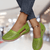 Shoes - Ofelia | Stijlvolle Dames Schoenen – Orthopedisch Design met Ademend Materiaal - Lichtgroen - 36 - Zarandi Amsterdam