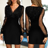 ModeParisienne® Phina – Elegante Vestito da Festa con Paillettes per Donna | Brillare e Splendere in Ogni Occasione