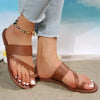 Lederen sandalen vrouw - Orthopedische Sandalen Dames met Kruislings Lederen Bandjes - Zwart - 36 - Zarandi Amsterdam