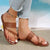 Lederen sandalen vrouw - Orthopedische Sandalen Dames met Kruislings Lederen Bandjes - Zwart - 36 - Zarandi Amsterdam