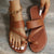 Lederen sandalen vrouw - Orthopedische Sandalen Dames met Kruislings Lederen Bandjes - Zwart - 36 - Zarandi Amsterdam