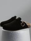 women's sandals - Orthopedische Slippers met Leren Bovenkant en Antislip Zool - Zwart - 36 - Zarandi Amsterdam