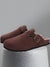 women's sandals - Orthopedische Slippers met Leren Bovenkant en Antislip Zool - Wijnrood - 36 - Zarandi Amsterdam