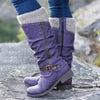 Winter Boots - Orthopedische laarzen voor dames | Comfort tot aan de enkel - Paars - 35 - Zarandi Amsterdam