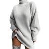 Sweaters - Oversized Coltrui Dames | Lange Mouwen - Lichtgrijs - S - Zarandi Amsterdam