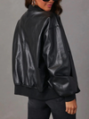 Oversized bomberjack voor dames | Heuplengte 1