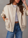 Oversized bomberjack voor dames | Heuplengte 2