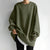 Women's Sweater - Oversized trui voor dames | Gestructureerde stof - Groen - S - Zarandi Amsterdam