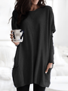 Women's Sweater - Oversized trui voor dames | Met zakken - Zwart - S - Zarandi Amsterdam