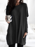 Women's Sweater - Oversized trui voor dames | Met zakken - Zwart - S - Zarandi Amsterdam